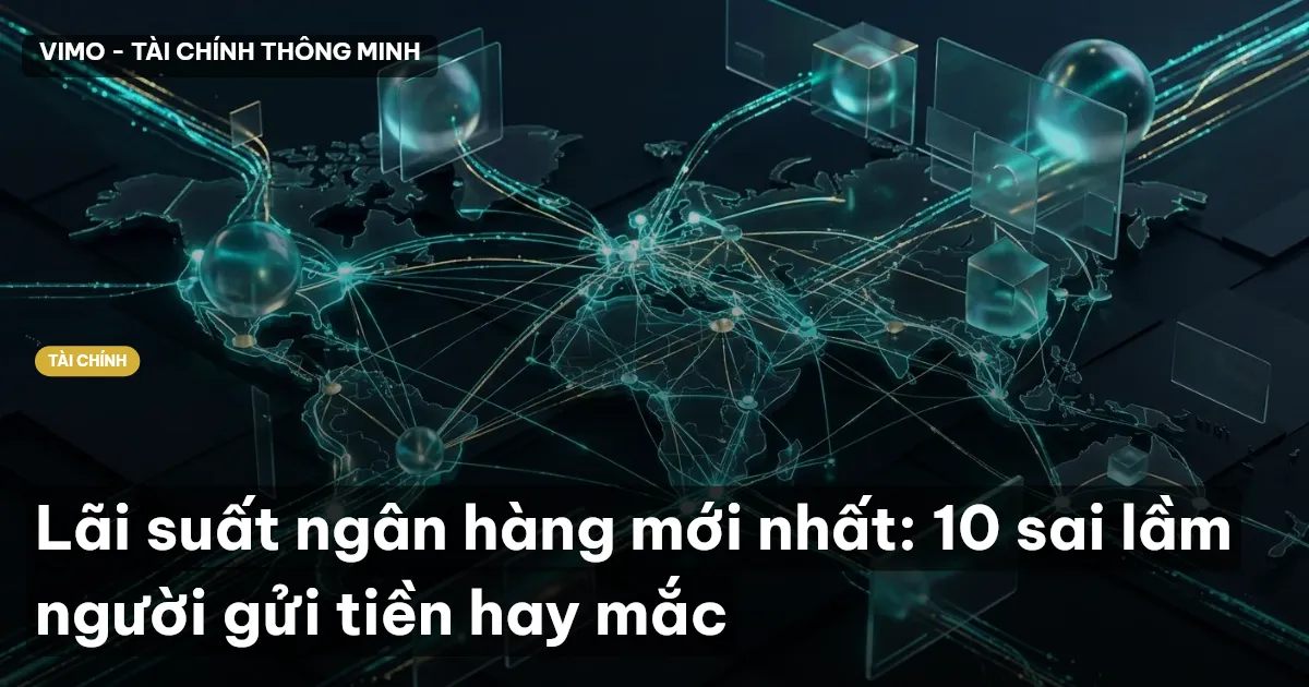 Lãi suất ngân hàng mới nhất: 10 sai lầm người gửi tiền hay mắc
