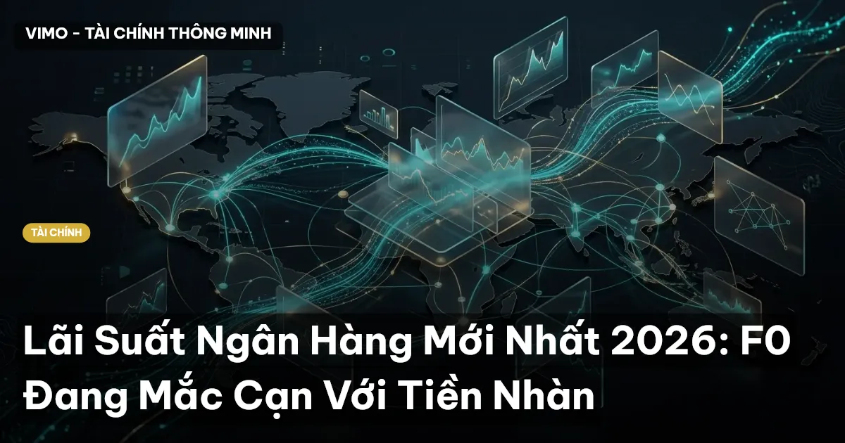 Lãi Suất Ngân Hàng Mới Nhất 2026: F0 Đang Mắc Cạn Với Tiền Nhàn