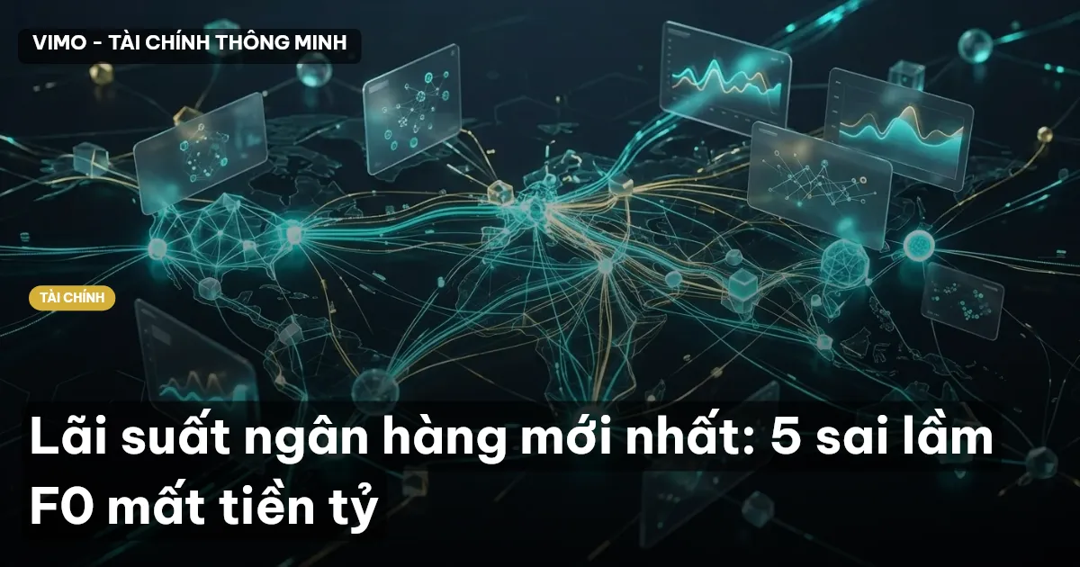 Lãi suất ngân hàng mới nhất: 5 sai lầm F0 mất tiền tỷ
