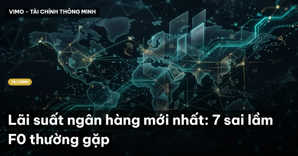 Lãi suất ngân hàng mới nhất: 7 sai lầm F0 thường gặp