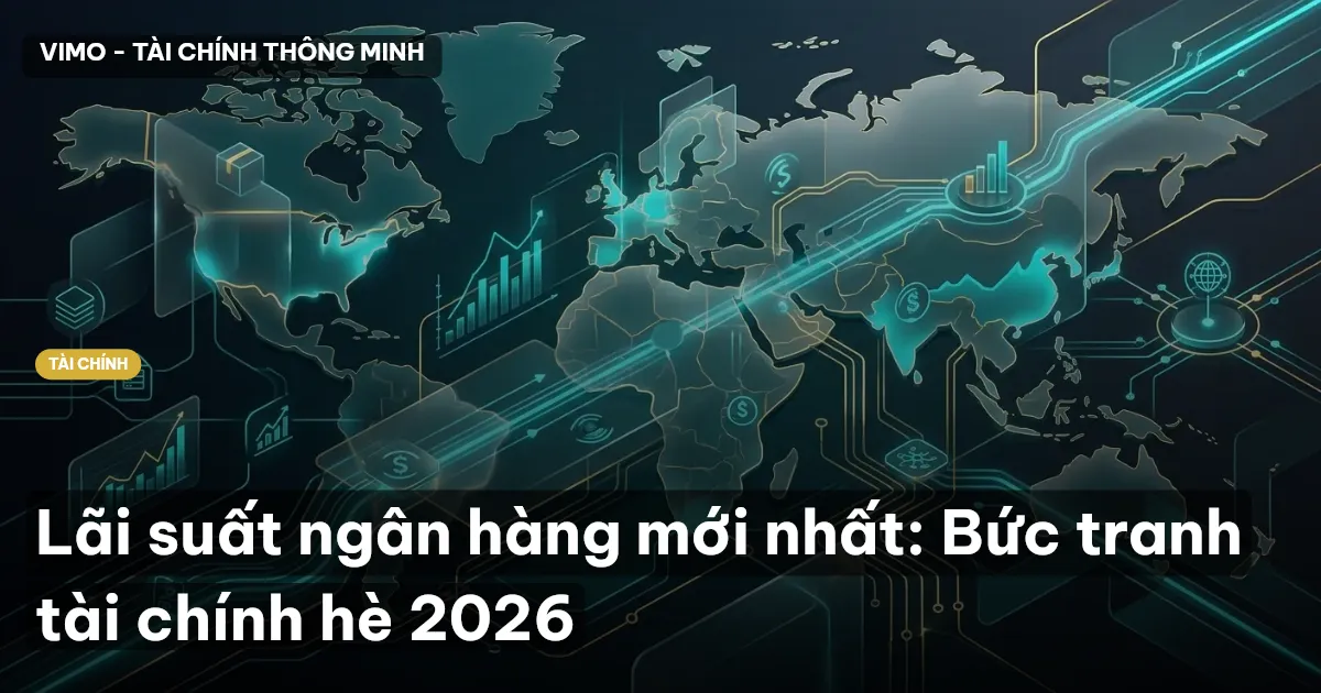 Lãi suất ngân hàng mới nhất: Bức tranh tài chính hè 2026