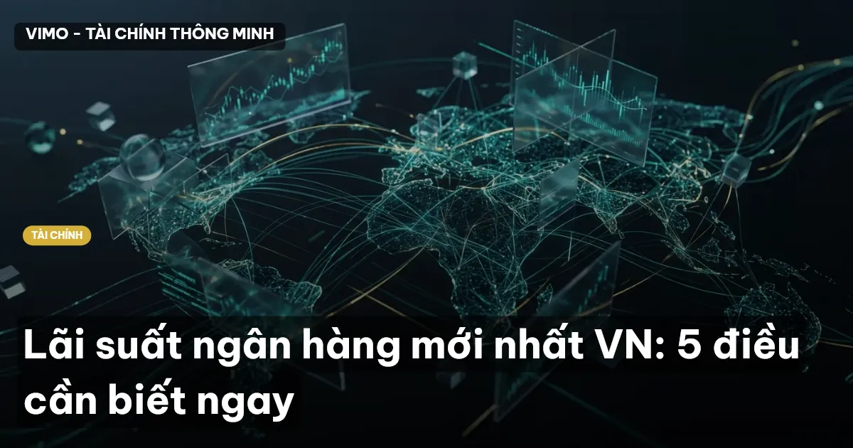 Lãi suất ngân hàng mới nhất VN: 5 điều cần biết ngay