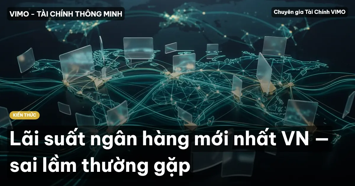 Lãi suất ngân hàng mới nhất VN — sai lầm thường gặp