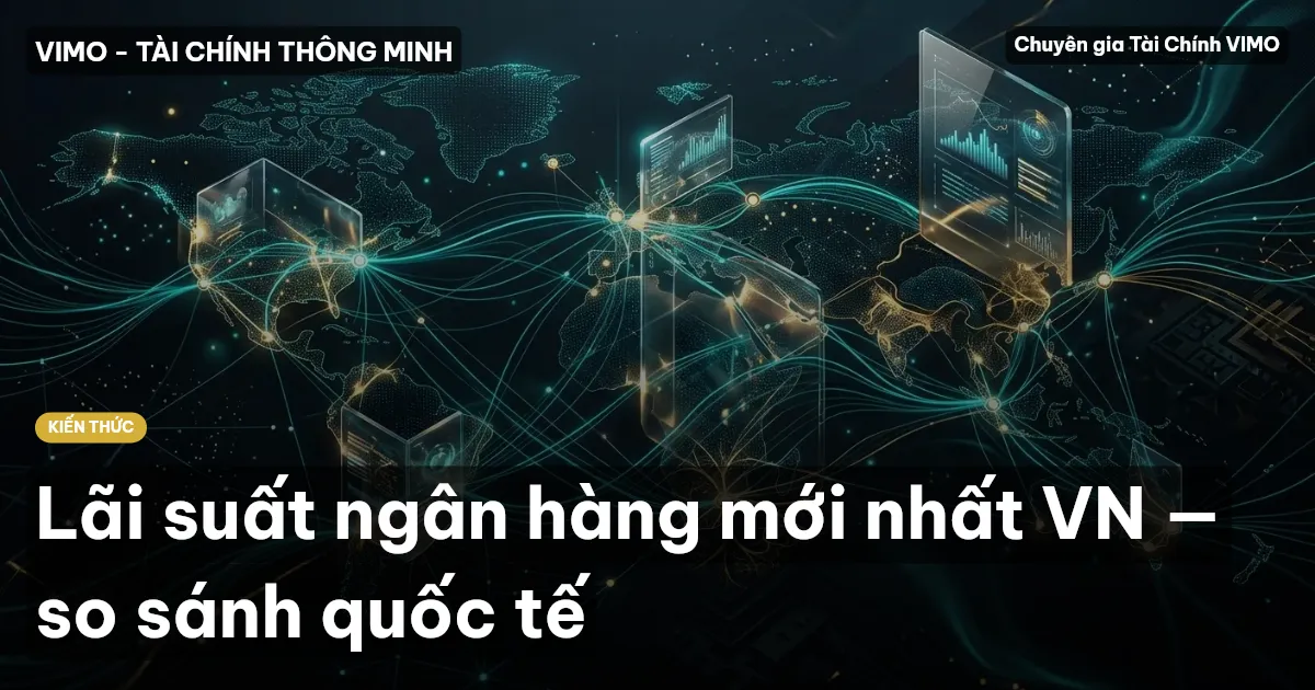 Lãi suất ngân hàng mới nhất VN — so sánh quốc tế
