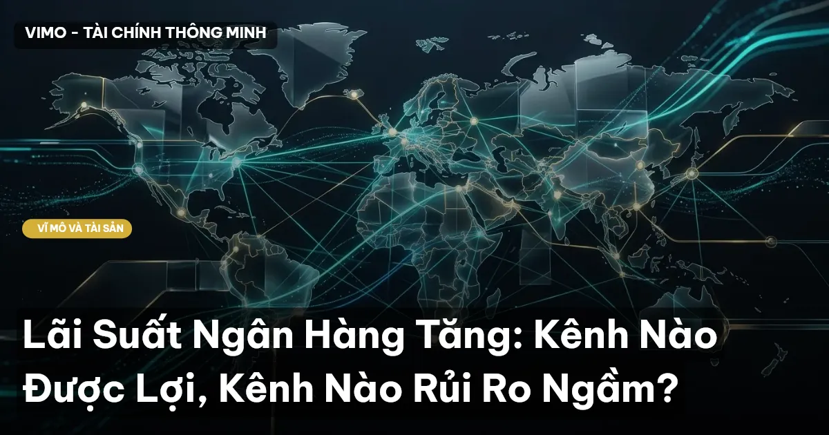 Lãi Suất Ngân Hàng Tăng: Kênh Nào Được Lợi, Kênh Nào Rủi Ro Ngầm?