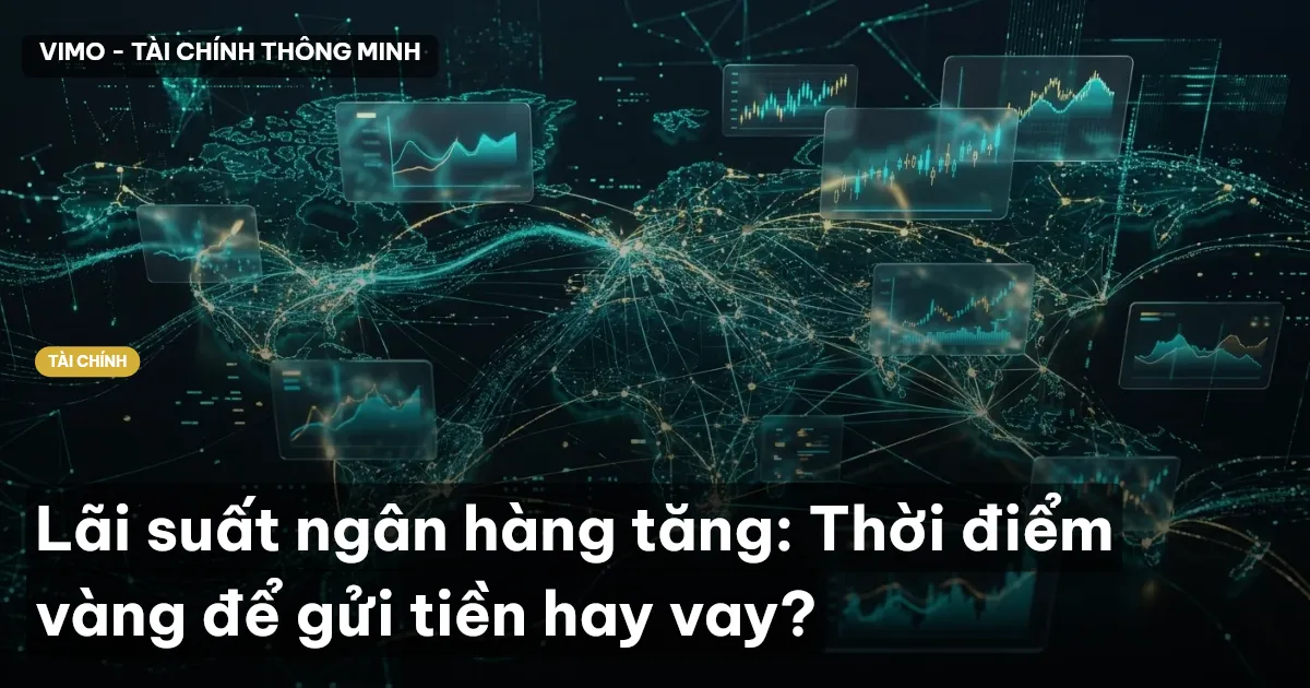 Lãi suất ngân hàng tăng: Thời điểm vàng để gửi tiền hay vay?