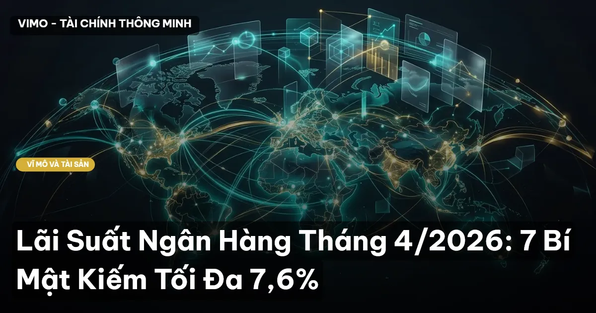 Lãi Suất Ngân Hàng Tháng 4/2026: 7 Bí Mật Kiếm Tối Đa 7,6%