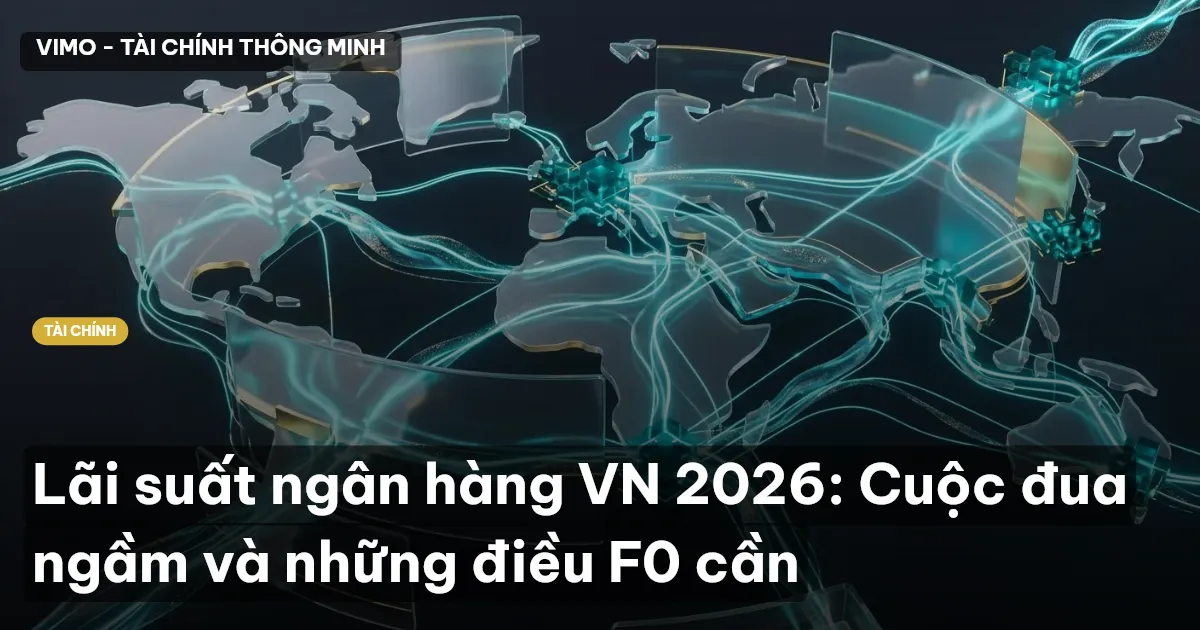 Lãi suất ngân hàng VN 2026: Cuộc đua ngầm và những điều F0 cần