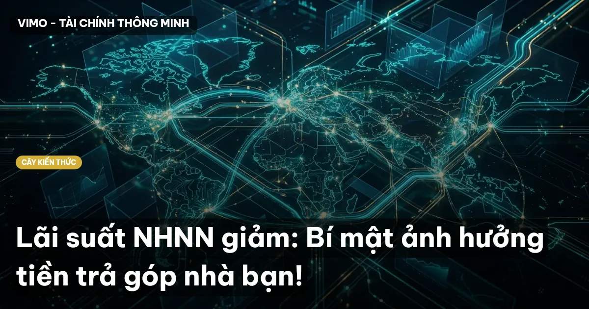 Lãi suất NHNN giảm: Bí mật ảnh hưởng tiền trả góp nhà bạn!