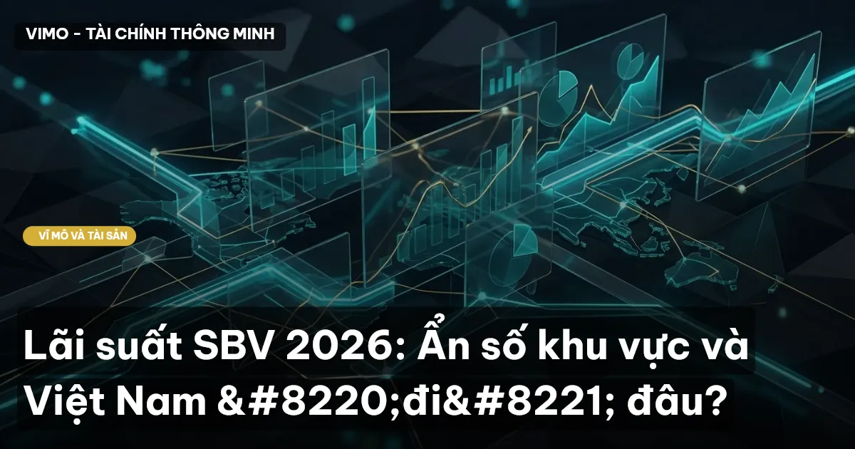 Lãi suất SBV 2026: Ẩn số khu vực và Việt Nam “đi” đâu?