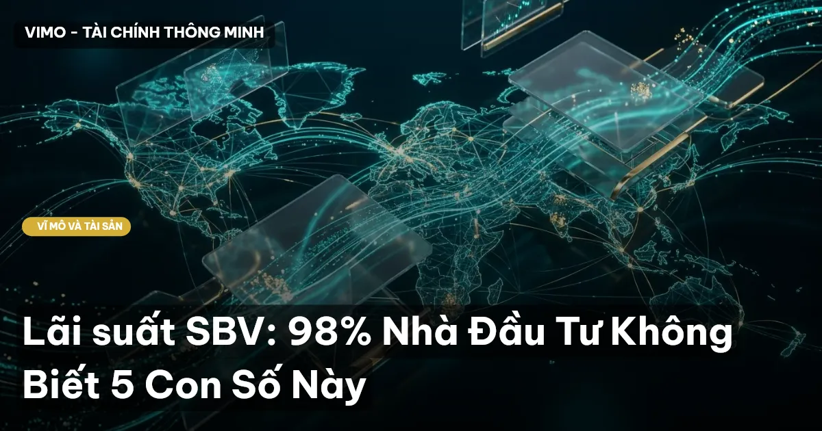 Lãi suất SBV: 98% Nhà Đầu Tư Không Biết 5 Con Số Này