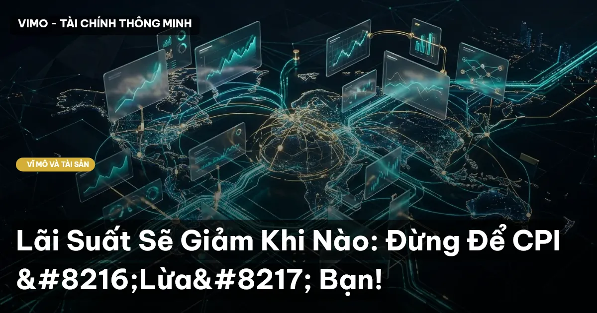 Lãi Suất Sẽ Giảm Khi Nào: Đừng Để CPI ‘Lừa’ Bạn!