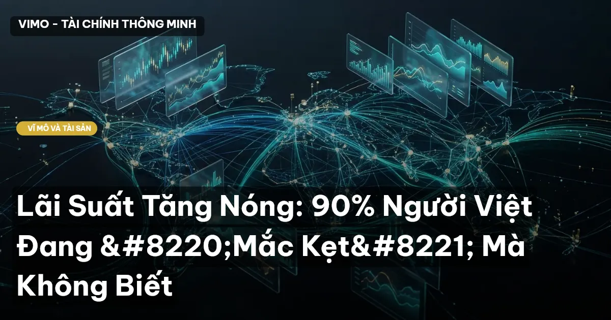 Lãi Suất Tăng Nóng: 90% Người Việt Đang “Mắc Kẹt” Mà Không Biết