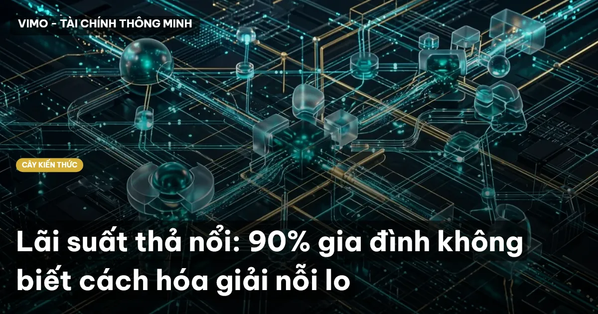 Lãi suất thả nổi: 90% gia đình không biết cách hóa giải nỗi lo