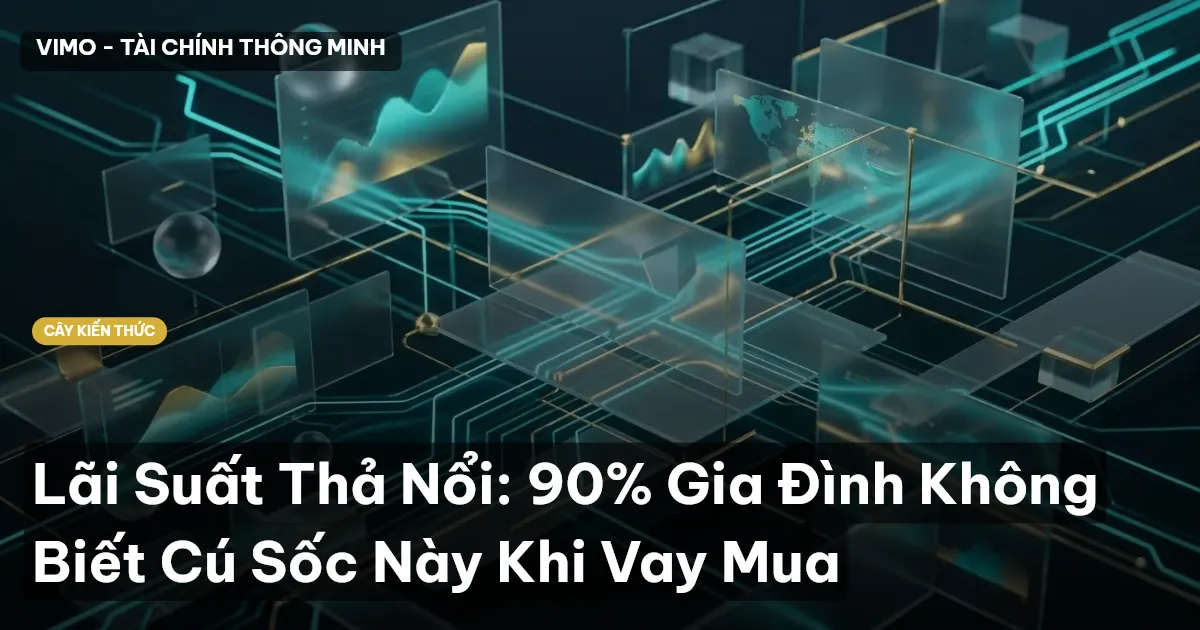 Lãi Suất Thả Nổi: 90% Gia Đình Không Biết Cú Sốc Này Khi Vay Mua
