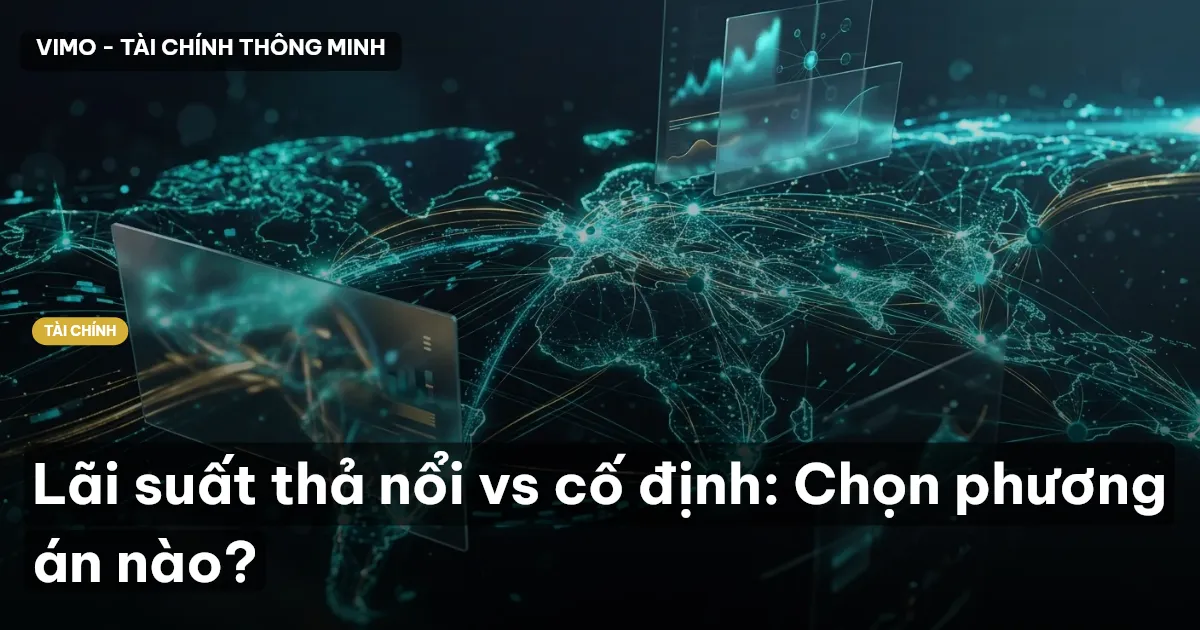 Lãi suất thả nổi vs cố định: Chọn phương án nào?