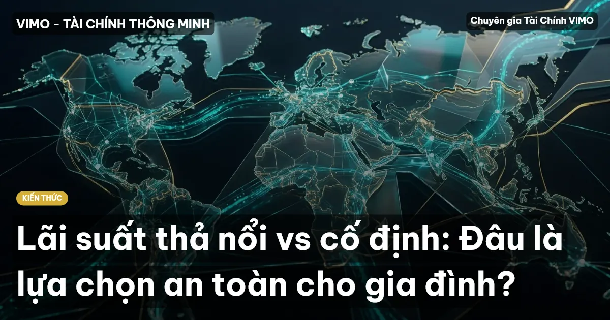Lãi suất thả nổi vs cố định: Đâu là lựa chọn an toàn cho gia đình?