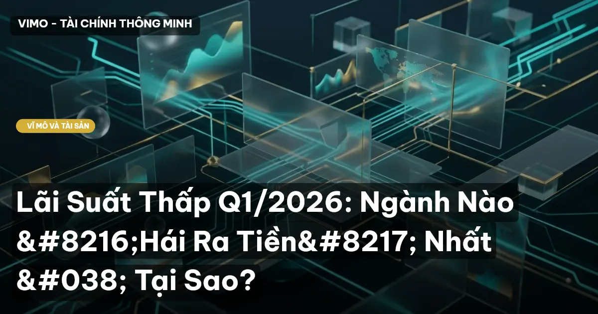 Lãi Suất Thấp Q1/2026: Ngành Nào ‘Hái Ra Tiền’ Nhất & Tại Sao?