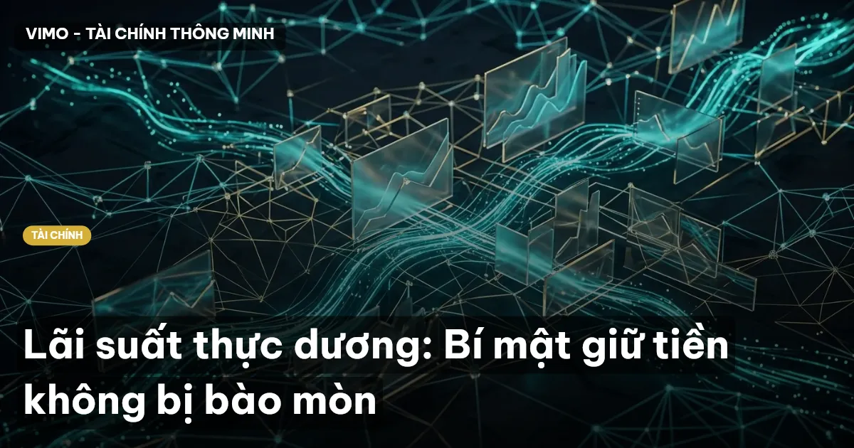 Lãi suất thực dương: Bí mật giữ tiền không bị bào mòn