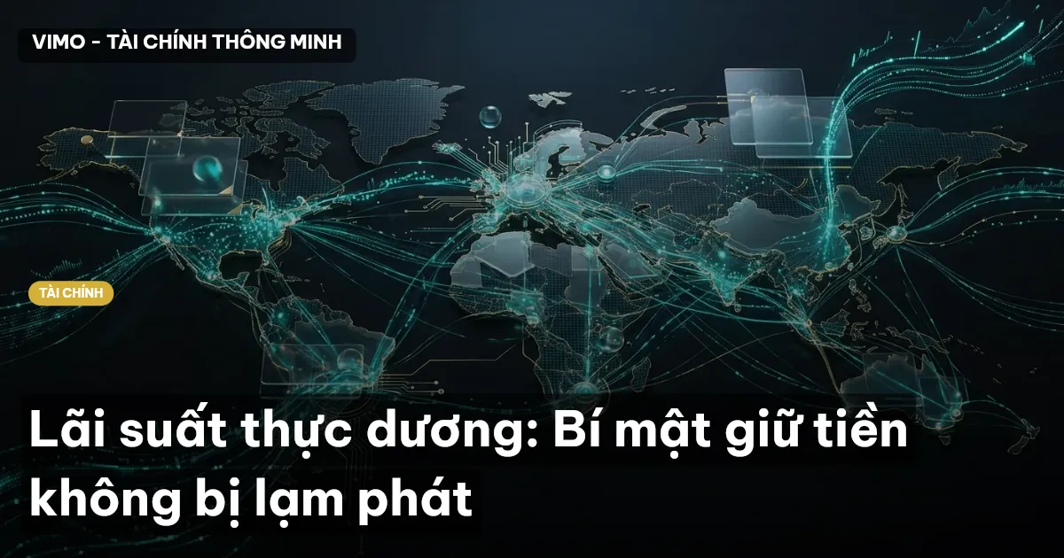 Lãi suất thực dương: Bí mật giữ tiền không bị lạm phát