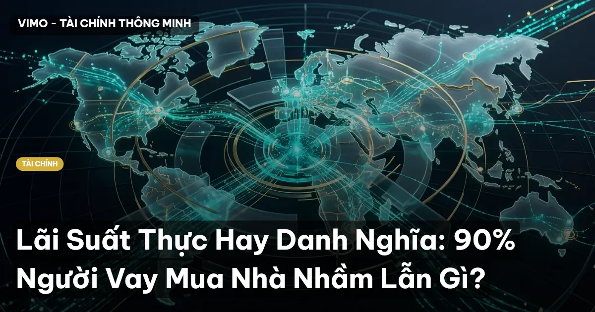 Lãi Suất Thực Hay Danh Nghĩa: 90% Người Vay Mua Nhà Nhầm Lẫn Gì?