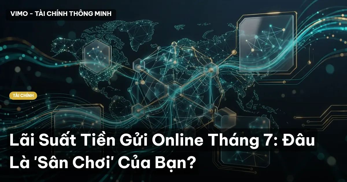 lãi suất tiền gửi online