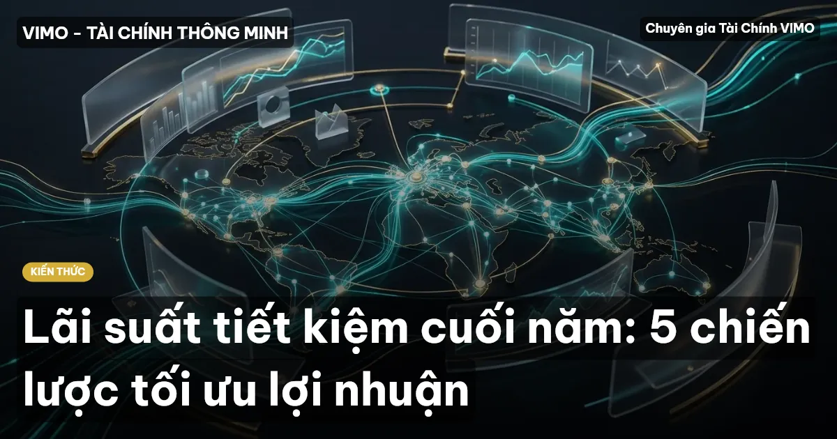 Lãi suất tiết kiệm cuối năm: 5 chiến lược tối ưu lợi nhuận