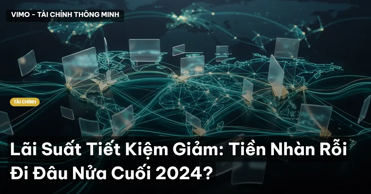 lãi suất tiết kiệm giảm