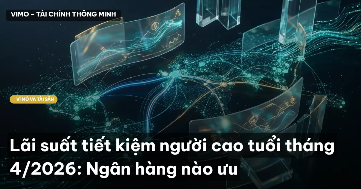 Lãi suất tiết kiệm người cao tuổi tháng 4/2026: Ngân hàng nào ưu