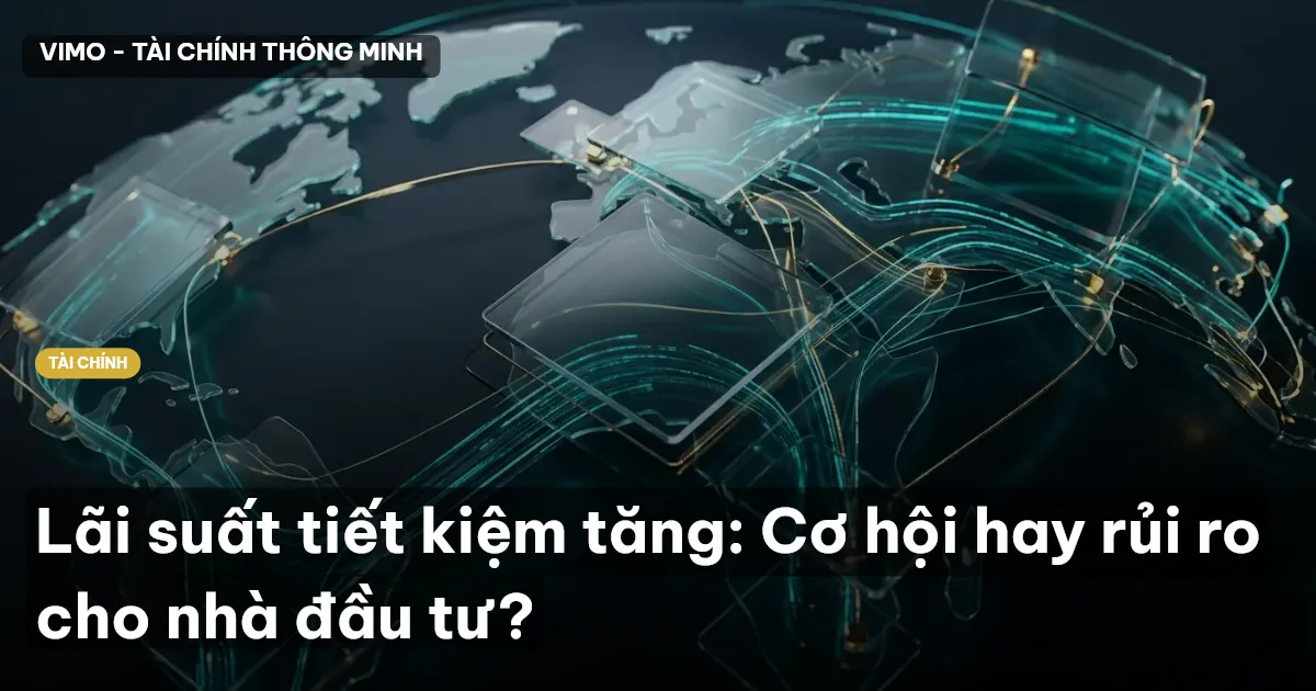 Lãi suất tiết kiệm tăng: Cơ hội hay rủi ro cho nhà đầu tư?