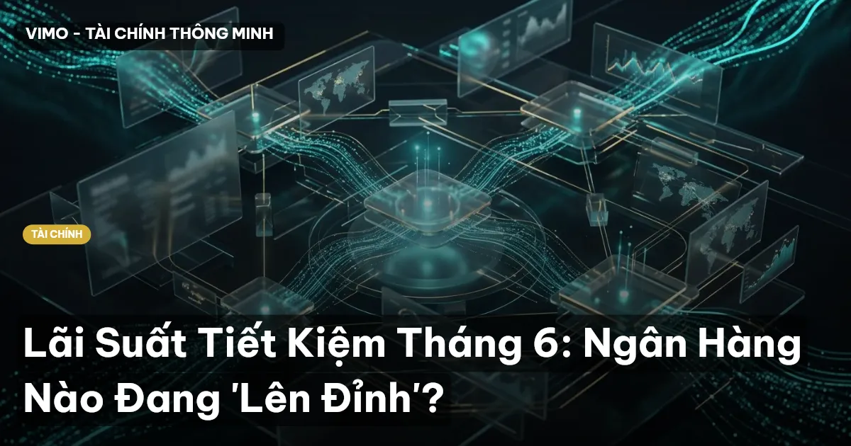 lãi suất tiết kiệm tháng 6