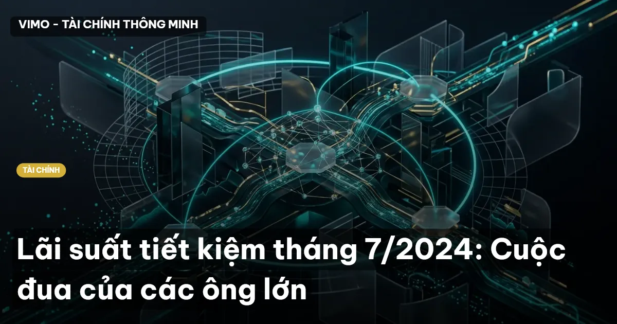 Lãi suất tiết kiệm tháng 7/2024: Cuộc đua của các ông lớn