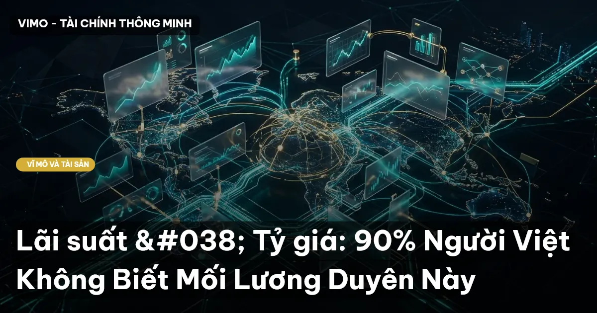 Lãi suất & Tỷ giá: 90% Người Việt Không Biết Mối Lương Duyên Này
