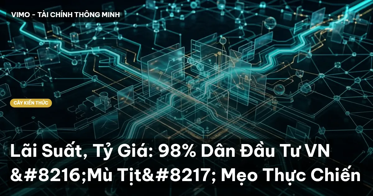Lãi Suất, Tỷ Giá: 98% Dân Đầu Tư VN ‘Mù Tịt’ Mẹo Thực Chiến