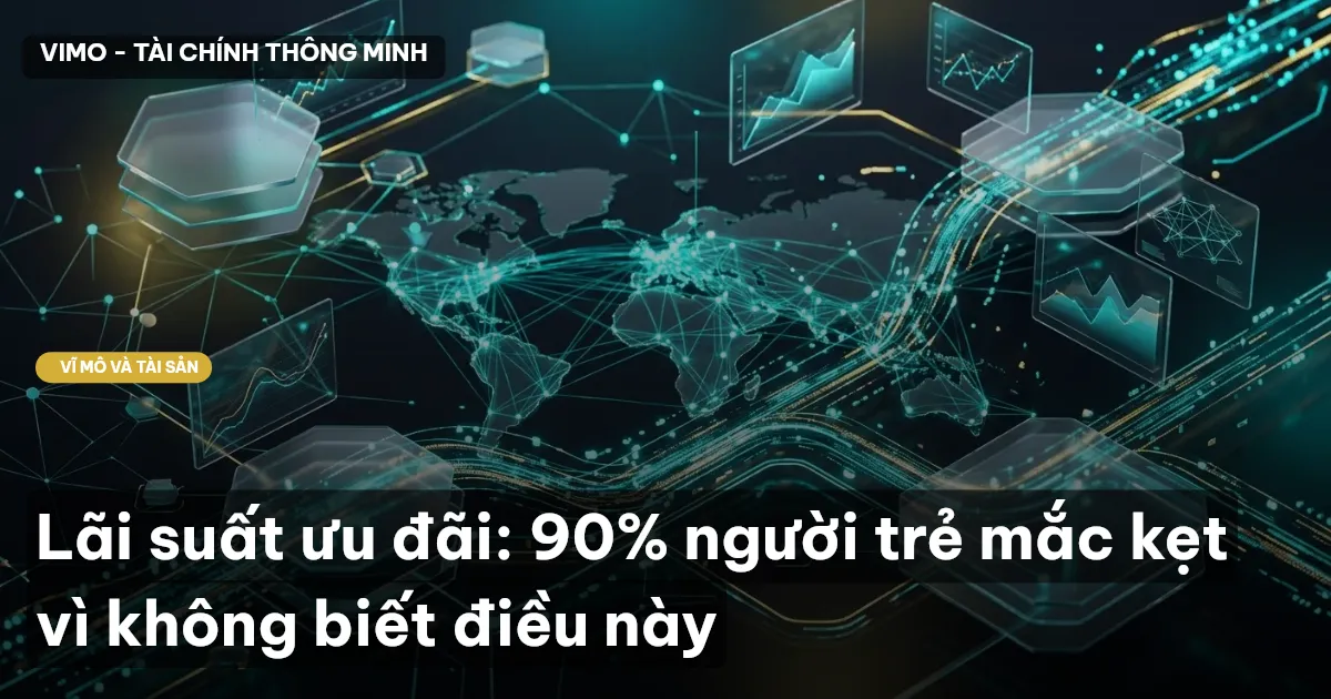 Lãi suất ưu đãi: 90% người trẻ mắc kẹt vì không biết điều này