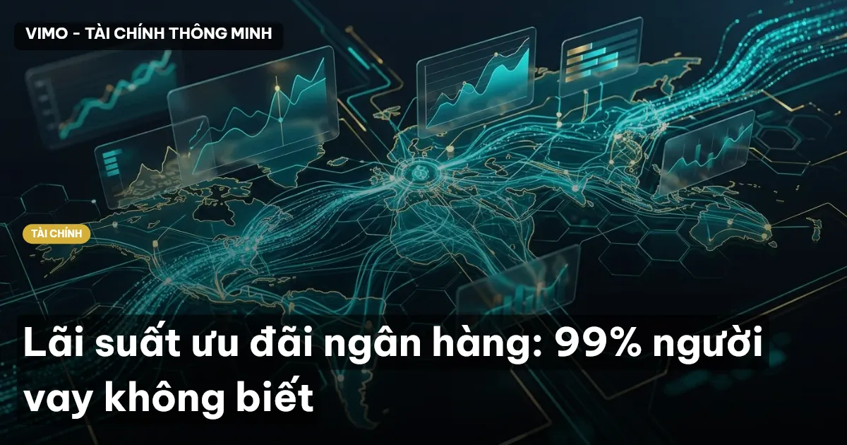 Lãi suất ưu đãi ngân hàng: 99% người vay không biết