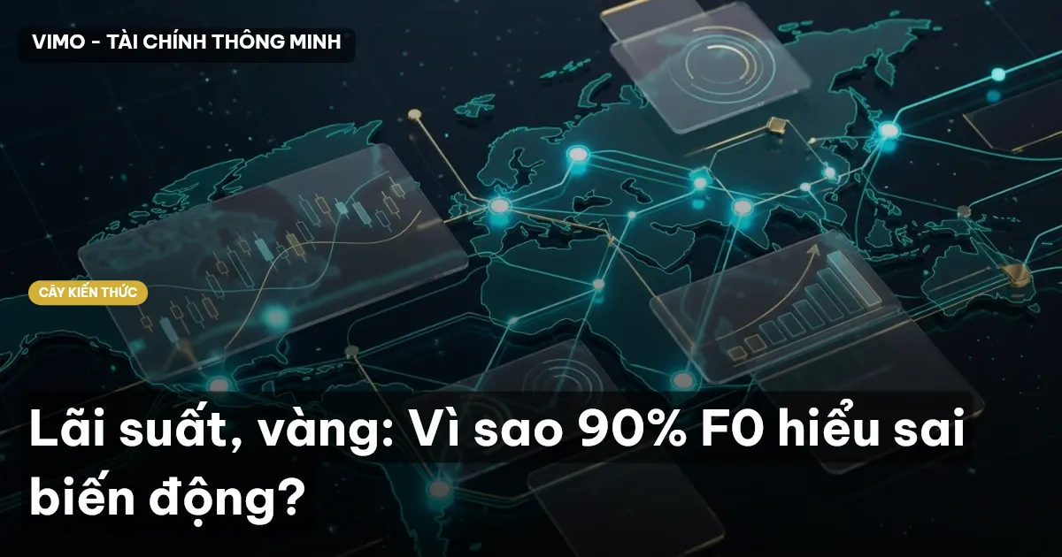 Lãi suất, vàng: Vì sao 90% F0 hiểu sai biến động?