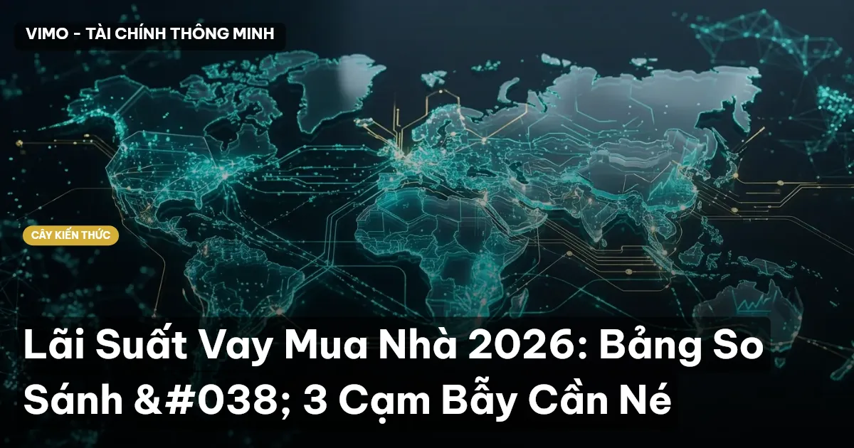 Lãi Suất Vay Mua Nhà 2026: Bảng So Sánh & 3 Cạm Bẫy Cần Né