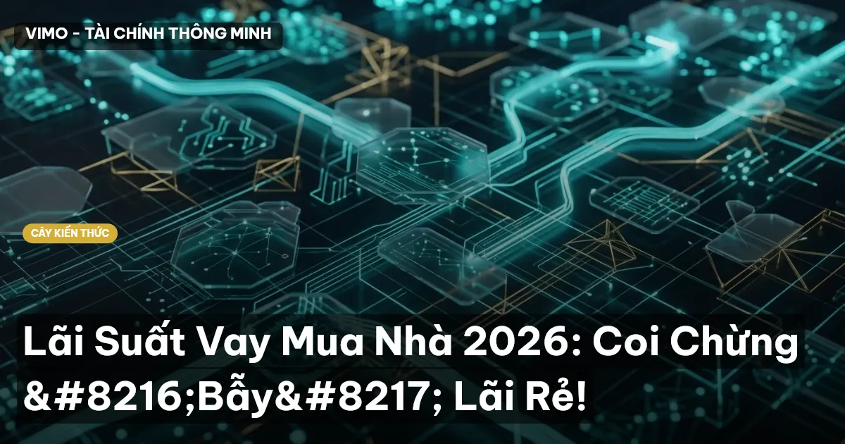 Lãi Suất Vay Mua Nhà 2026: Coi Chừng ‘Bẫy’ Lãi Rẻ!