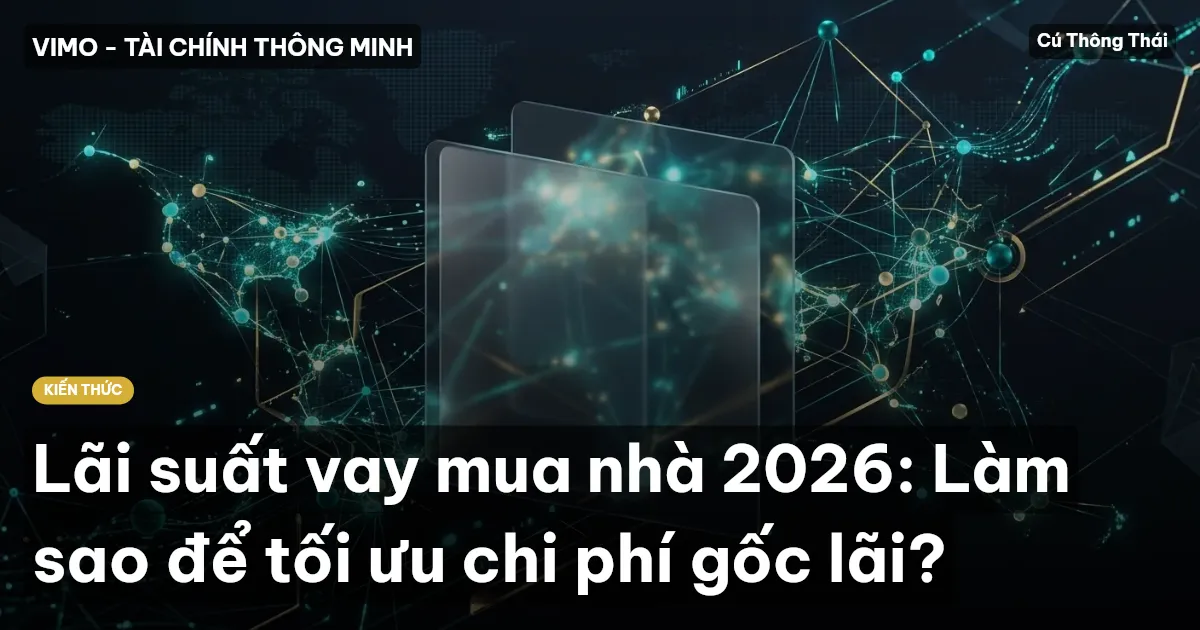 Lãi suất vay mua nhà 2026: Làm sao để tối ưu chi phí gốc lãi?