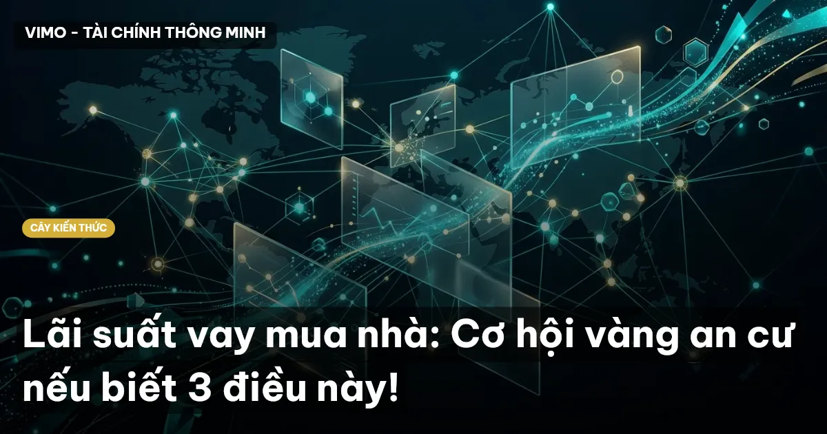 Lãi suất vay mua nhà: Cơ hội vàng an cư nếu biết 3 điều này!