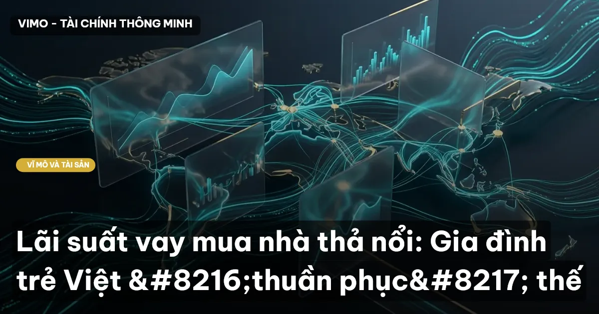 Lãi suất vay mua nhà thả nổi: Gia đình trẻ Việt ‘thuần phục’ thế