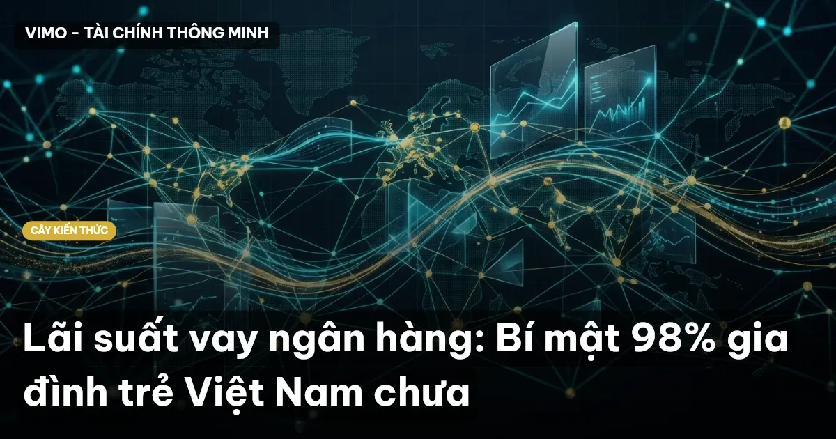 Lãi suất vay ngân hàng: Bí mật 98% gia đình trẻ Việt Nam chưa
