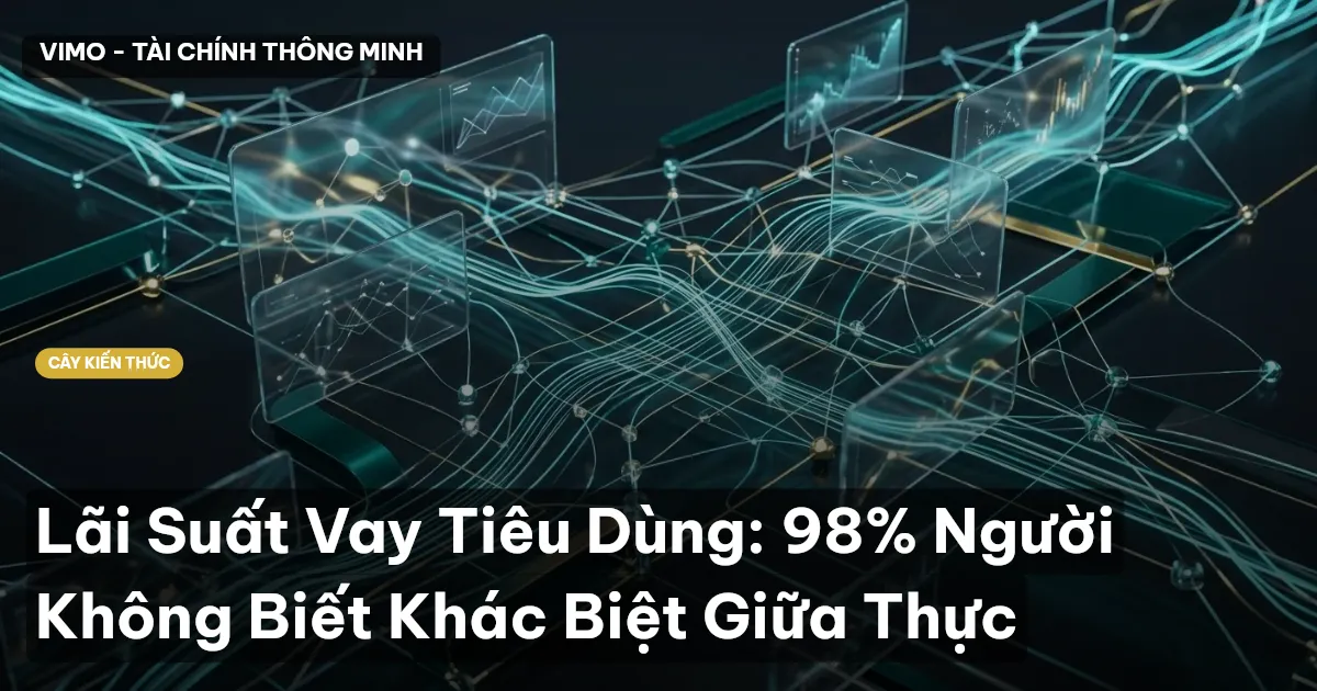 Lãi Suất Vay Tiêu Dùng: 98% Người Không Biết Khác Biệt Giữa Thực