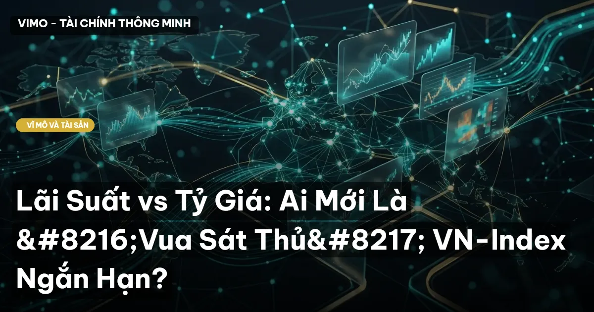 Lãi Suất vs Tỷ Giá: Ai Mới Là ‘Vua Sát Thủ’ VN-Index Ngắn Hạn?