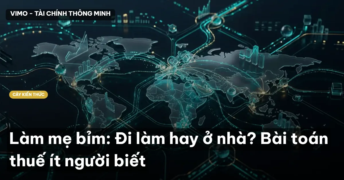 Làm mẹ bỉm: Đi làm hay ở nhà? Bài toán thuế ít người biết