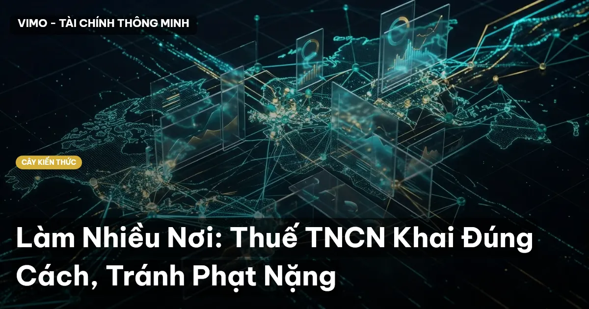 Làm Nhiều Nơi: Thuế TNCN Khai Đúng Cách, Tránh Phạt Nặng