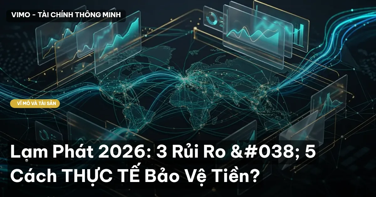 Lạm Phát 2026: 3 Rủi Ro & 5 Cách THỰC TẾ Bảo Vệ Tiền?