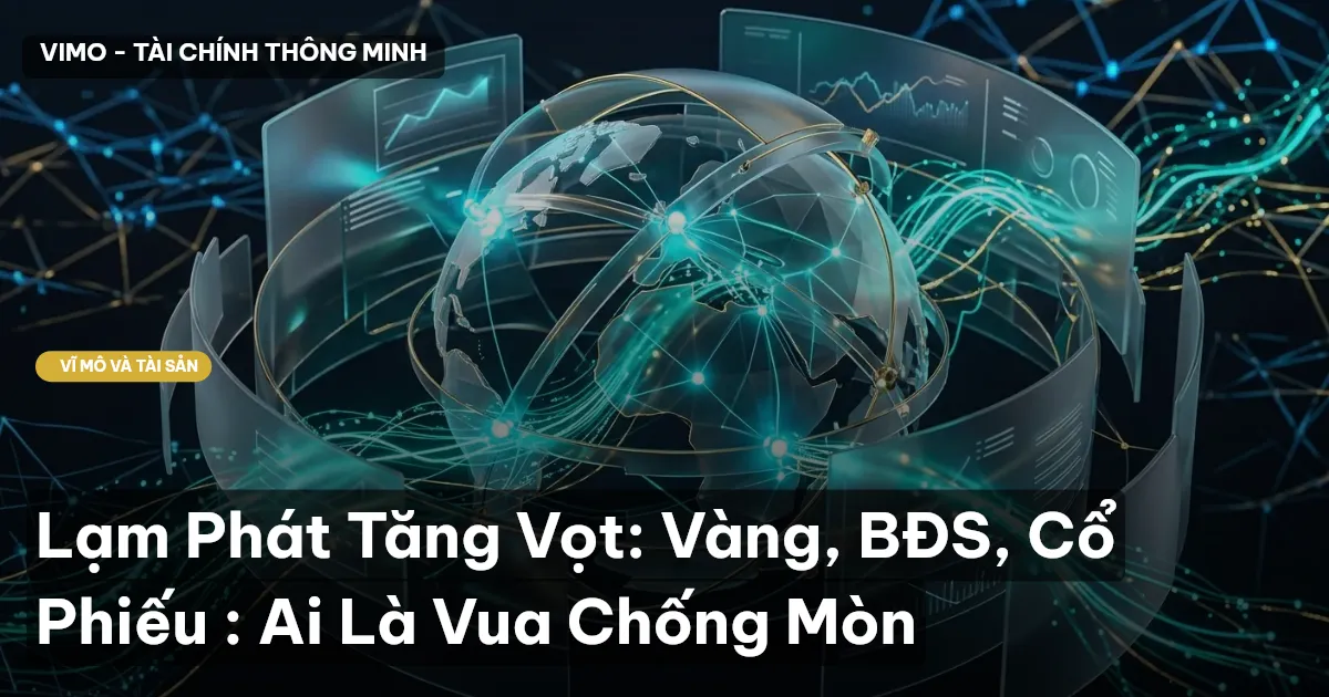 Lạm Phát Tăng Vọt: Vàng, BĐS, Cổ Phiếu : Ai Là Vua Chống Mòn