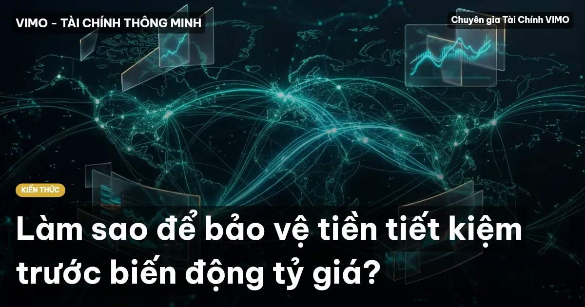 Làm sao để bảo vệ tiền tiết kiệm trước biến động tỷ giá?